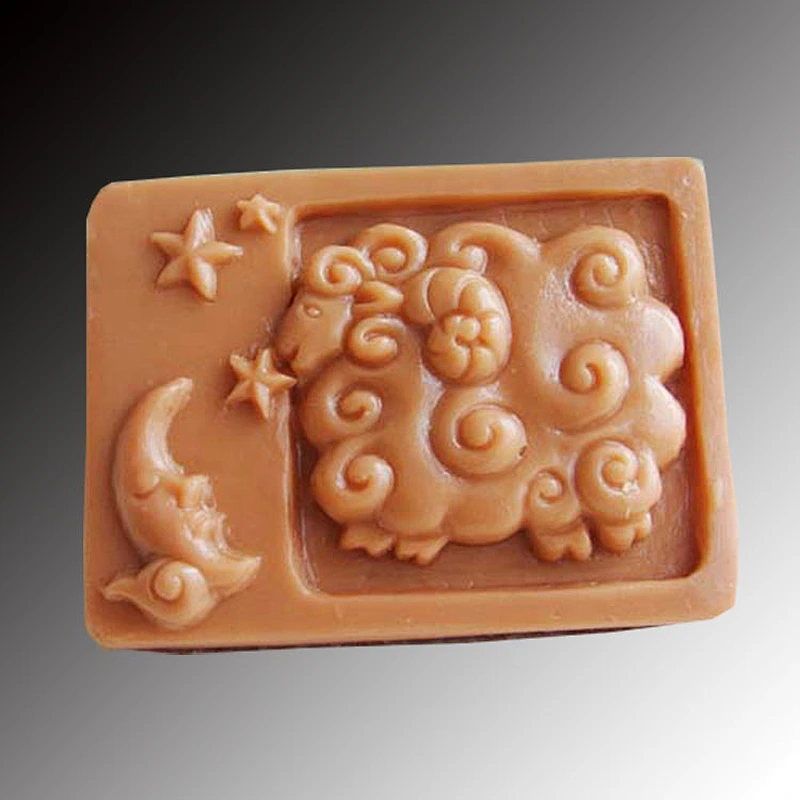 Handmade silicone Soap molds 12 zodiac constellation soap mold star sign clay Candle mould Concrete Molds