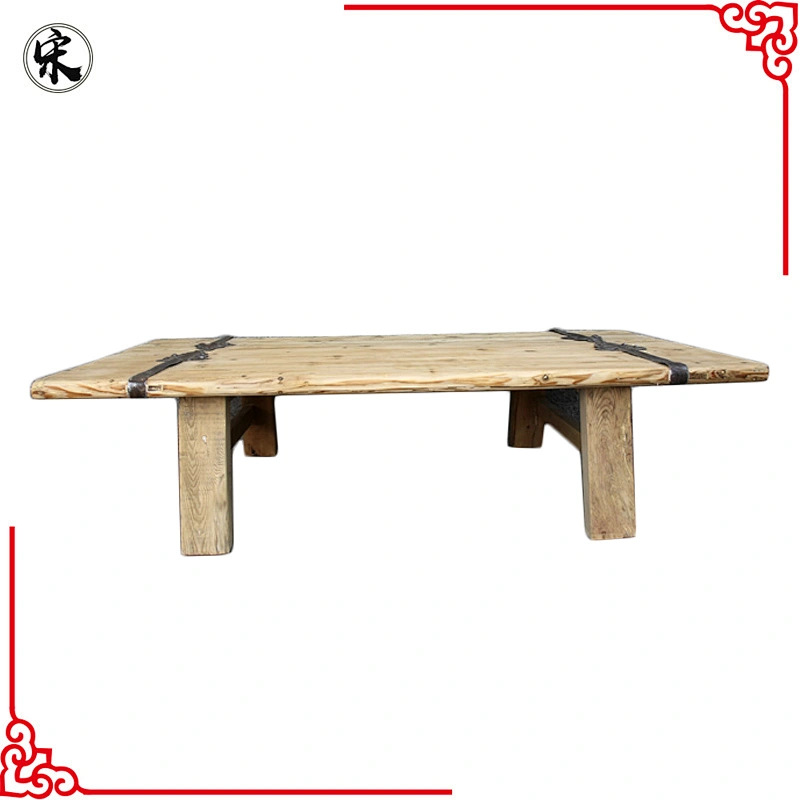 wholesale recycled old door chinese antique slab dining room table