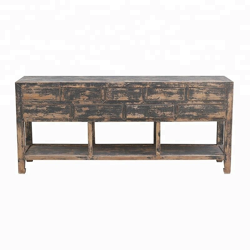 wholesale chinese vintage reproduction furniture, antique distressed table