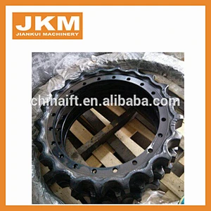 Track Spocket Bottom Upper Low Top Roller Carrier Roller track shoe R210LC-7,R215,R220LC-5,R225,R290 rubber link track chain