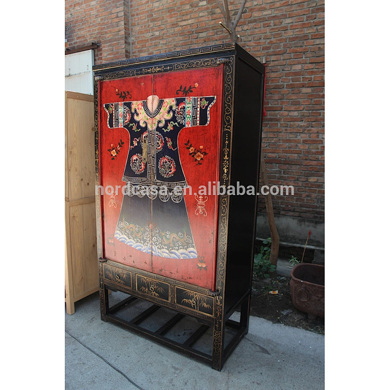 chinese antique furniture Phoenix Robe Wardrobe armoire bedroom furniture