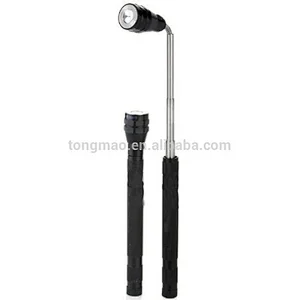 Retractable pick up tool led light