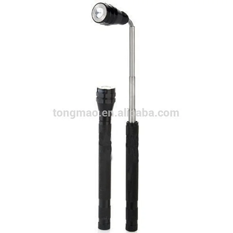 Retractable pick up tool led light