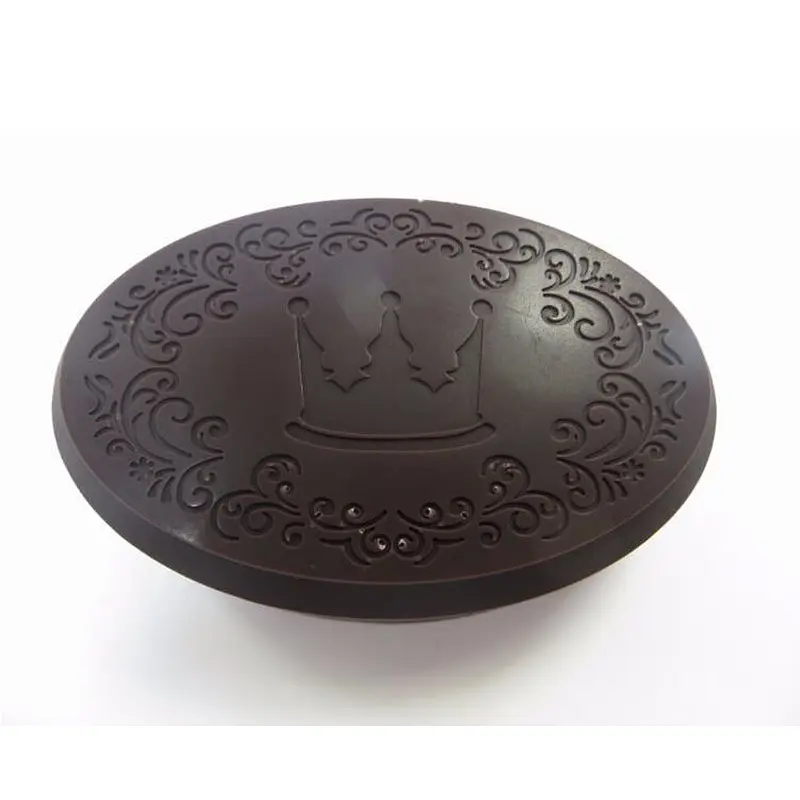 QT0055 crown art pattern stamp handmade soap mold silicone chocolate mould przy