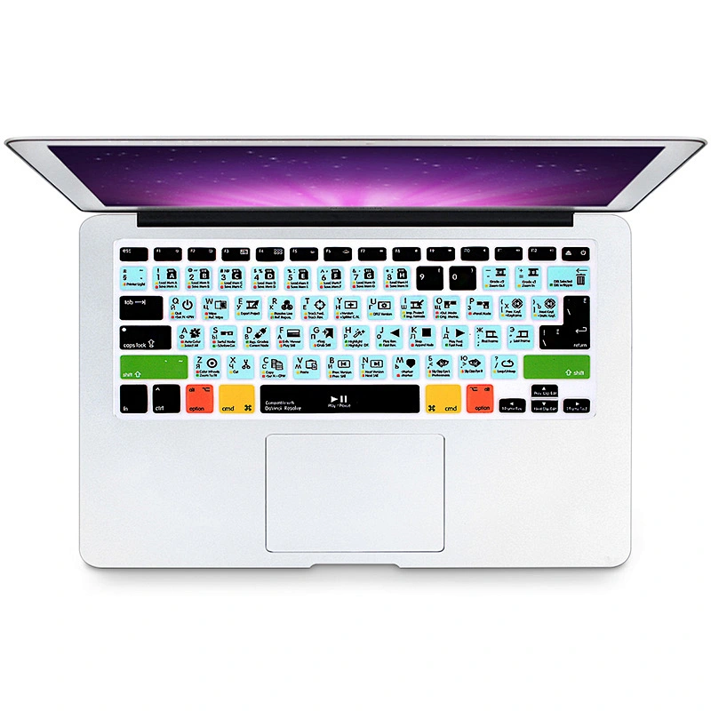 davinci Resolve Russian Custom Silicone Keyboard Protector For macbook pro skin For Macbook Pro Retina Display