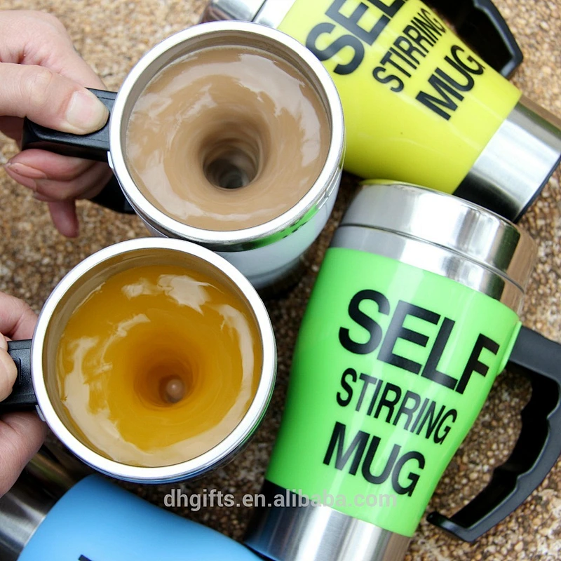2018 World Cup Gifts 500 ml Promotional Automatic Mixing Cup Coffee Mugs for Home Use