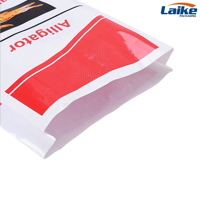 America white woven polypropylene deer feed bag pp bags 25kg 50kg 50lb dog food/pet food/animal feed packaging bag