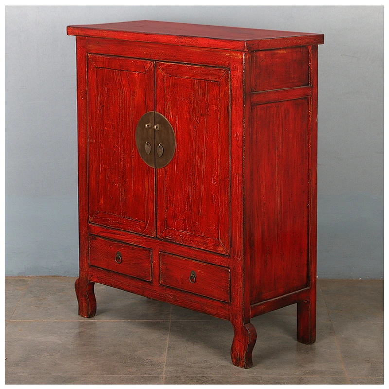 Chinese high glossy antique furniture old cabinet