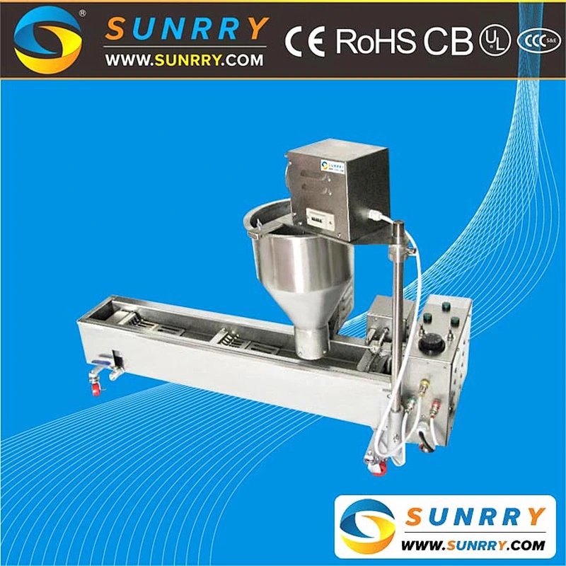 Electric automatic mini donut machine for 400 PCS per hour with counter donut filling machine (SUNRRY SY-DN11B)