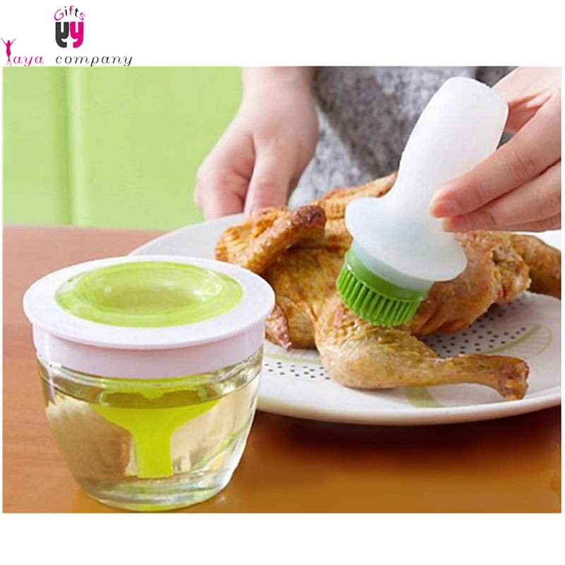 High Temperature Resistant Barbecue Baking Tools Oil Silicone Bottle Brush Set