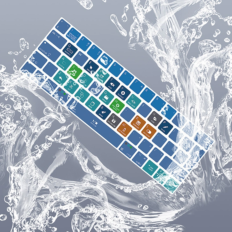 Ali baba Stock FL Studio Fruity Loops Clear Universal Laptop TPU Keyboard Cover Skin Silicone Protector for MacBook Touch Bar
