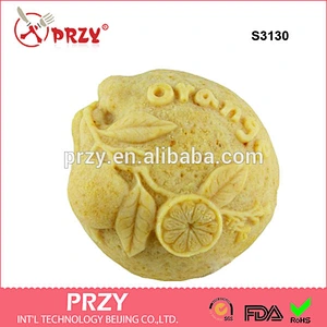 S3130 Orange Silicone Soap Mold orange shape mold for soap