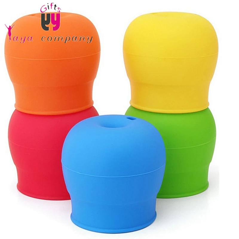 Easy carry Eco-friendly Silicone cup lids for kids adults