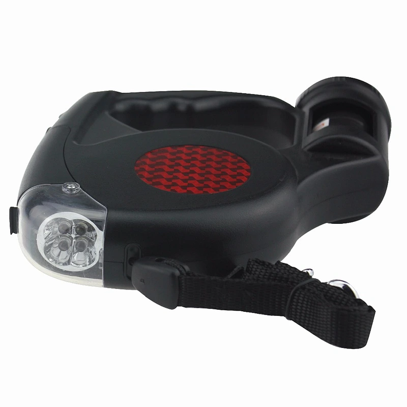 16ft Automatic Retractable Dog Leash Pet Collar With 4 LED Light & Garbage Bags Popular