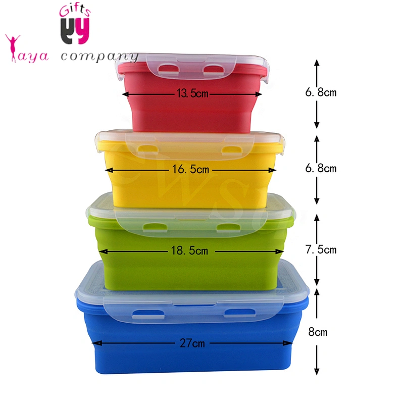 Silicone Food Packaging School Lunch Box For Kids