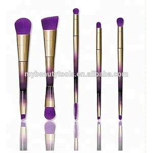 5 pcs Synthetic Hair refillable Make Up Brushes Wholesale makeup brush