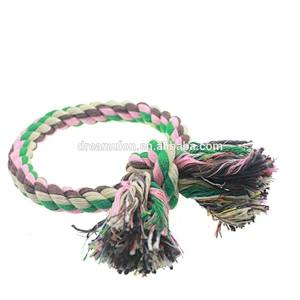 Puppy Dog Pet cotton O Rope Toys Chew knot Play