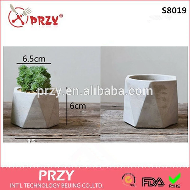 przy brand geometric concrete flower pot molds silicone making concrete vase silicone mold