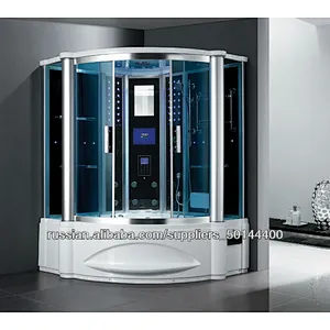 Deluxe Computer Controlled Sauna Whirlpool Bathtub Steam Shower Room With TV