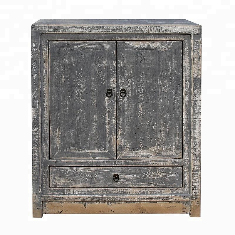chinese distressed vintage shabby chic storage living room furniture