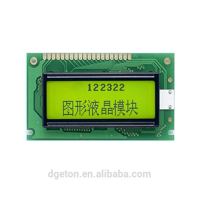 2004 big character LCD module/yellow green 20X4 LCD module