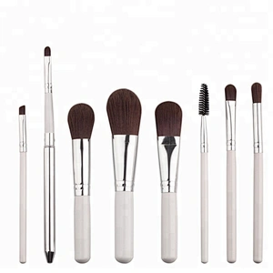 8pcs/set  Private Label Beauty Makeup Cosmetic Brushes Blusher Eye Shadow Eyelash Concealer Brushes Tools Set Kit