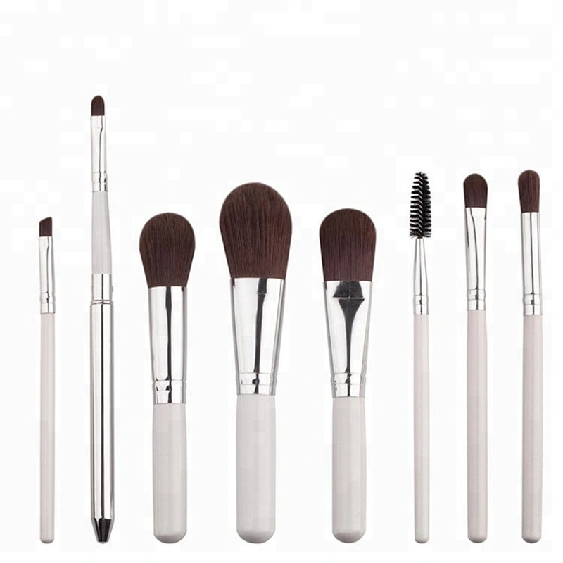 8pcs/set  Private Label Beauty Makeup Cosmetic Brushes Blusher Eye Shadow Eyelash Concealer Brushes Tools Set Kit