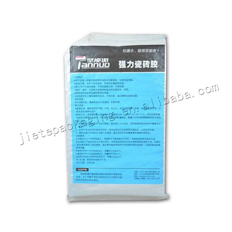 Wholesale 20kg pp cement bag for tile adhesive,mortar,wall putty powder,gypsum powder