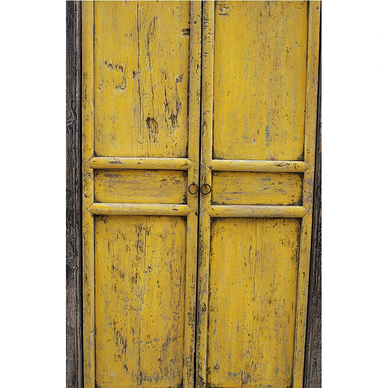 beijing chinese antique distressed shabby chic old door bedroom wardrobe furniture