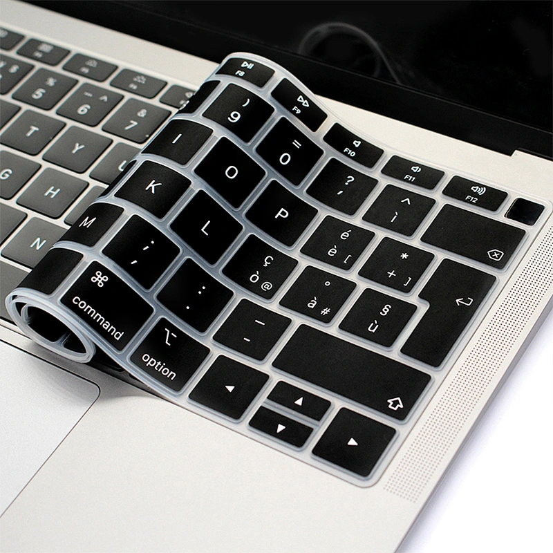 Colorful Waterproof  laptop skin protector custom silicone Italian Language Keyboard Cover Protector for Mac Air 13