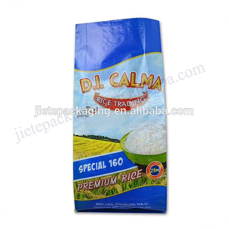 Sell well 25kg plastic rice bag with design printing for flour,feed,fertilizer,bean,wheat