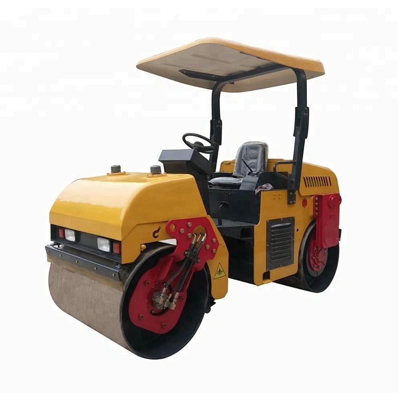 Jining factory-out Hydraulic YFR-3000 3 ton Double Drum Vibratory Road Rollers for hot sale