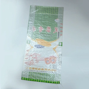 Superior quality color printed pp woven rice bag 25kg