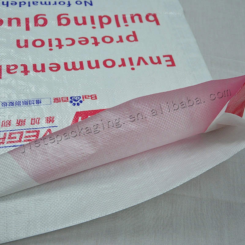 Building use bopp laminated 25kg moisture proof pp woven cement packing bag for wall putty,gypsum powder,mortar