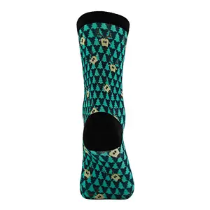 High Technique Digital Printing Crew Sock Christmas Bamboo casual Style  Fashion haqppy Sock  Women