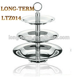 LTZ014 Stainless Steel Cake Stand 3 Layers