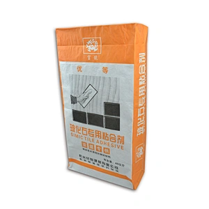 High quility kraft paper valve bag packing cement, glue, mortar 25kg