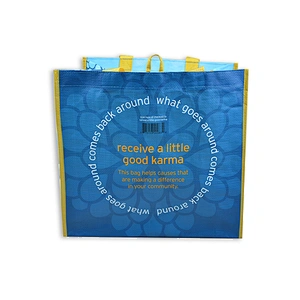 Customized wholesale plastic pp woven shopping bag