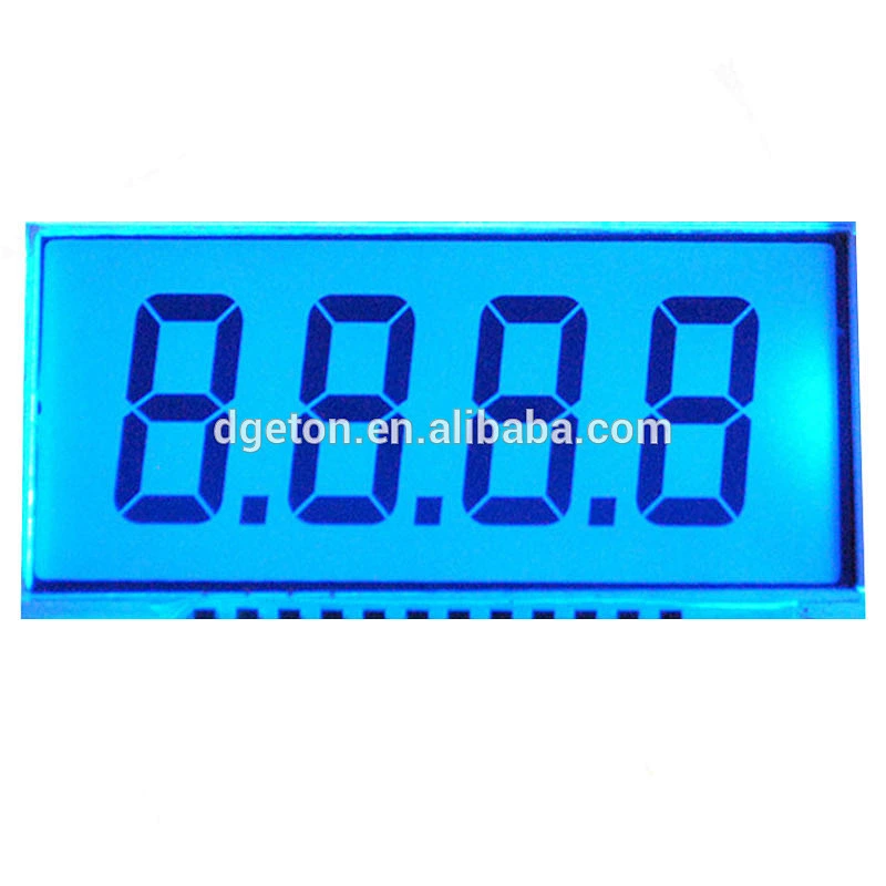 lcd 7 segment 4 digits small size Fuel Dispenser LCD display