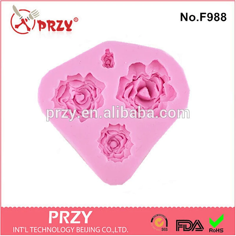 PRZY F988 hot sale fondant silicone cake decorating mold Bake Ware tools