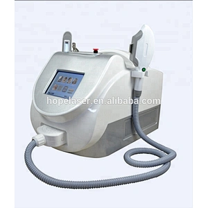 Beauty salon and spa use shr laser two handles ipl shr opt portable hair removal machine