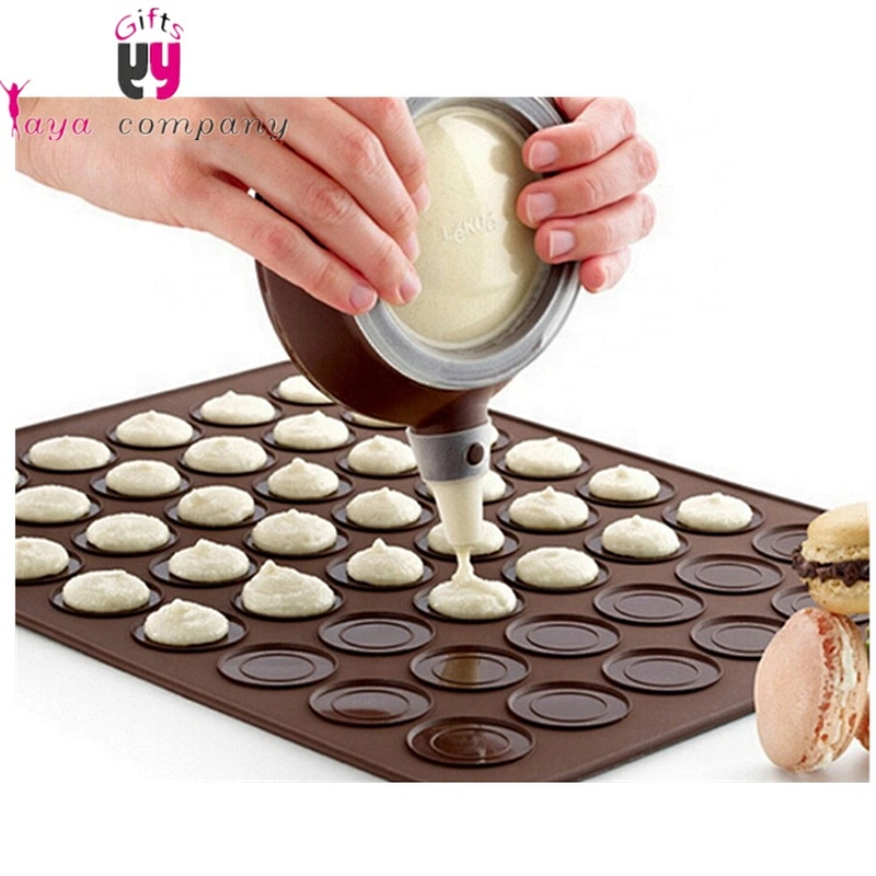On Sale Macaron Rectangular Shape Non Stick Silicon Baking Mat