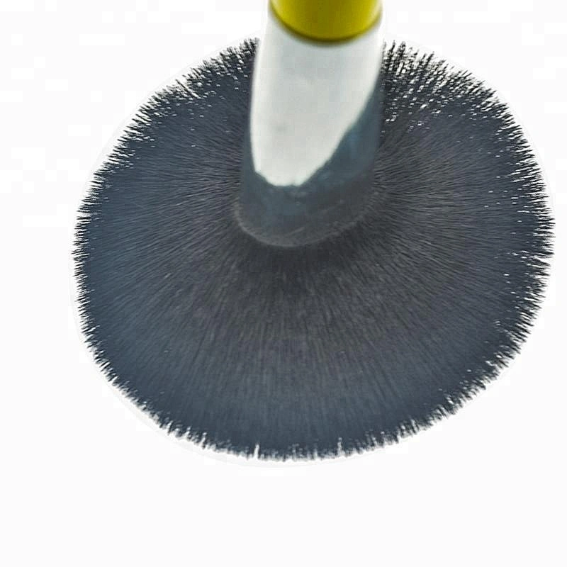 Makeup brush set private label 7PCS Yellow High quality HOT Sell soft Synthetic fiber makeup brush set