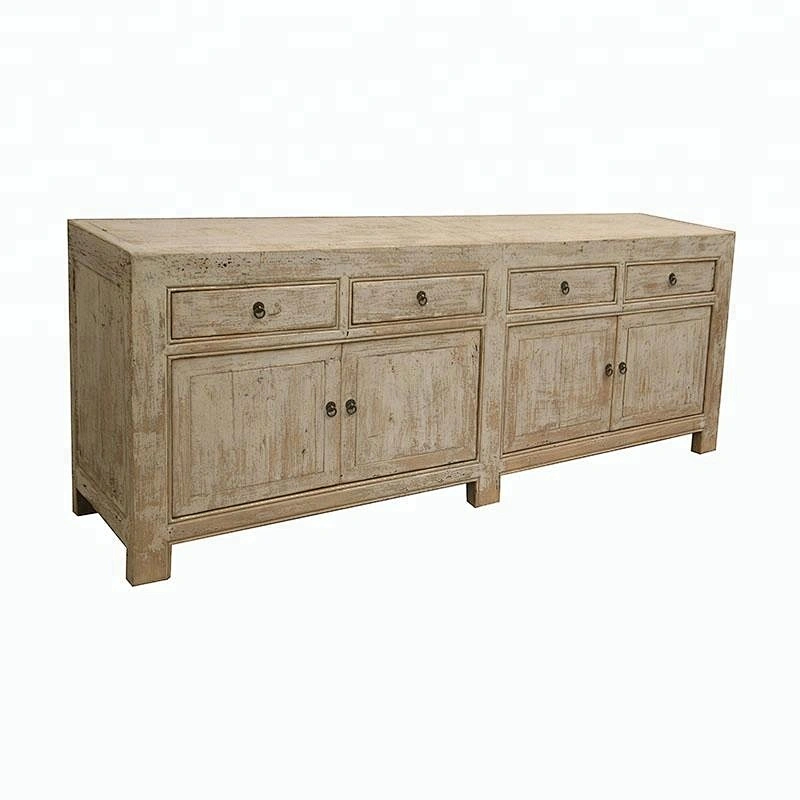 beijing chinese oriental antique reproduction old distressed storage sideboard furniture