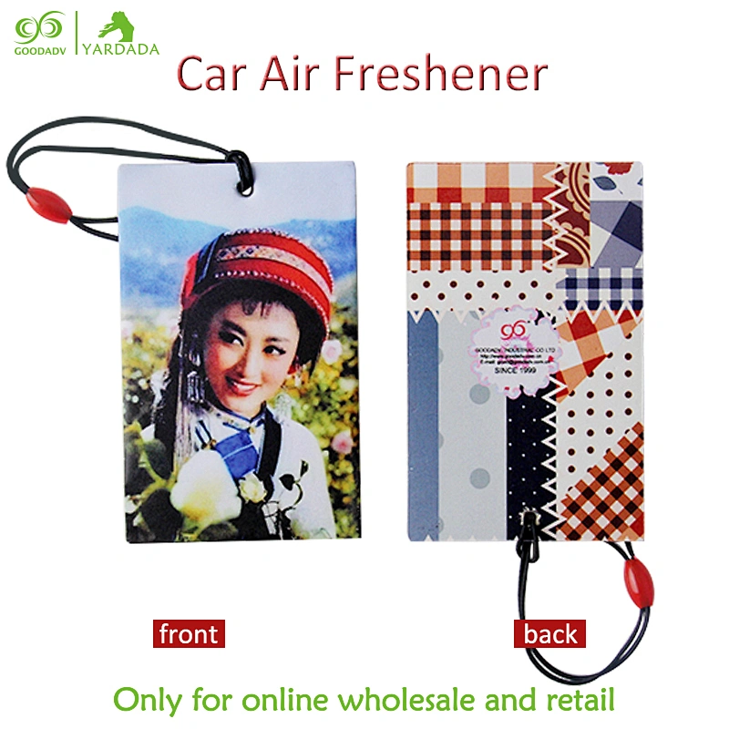 Chinese classical style country girl pattern paper air freshener, unique attractive design, high quality and lasting fragrance.