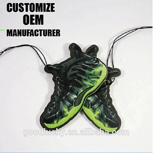 shaped Shoes hanging paper air car freshener