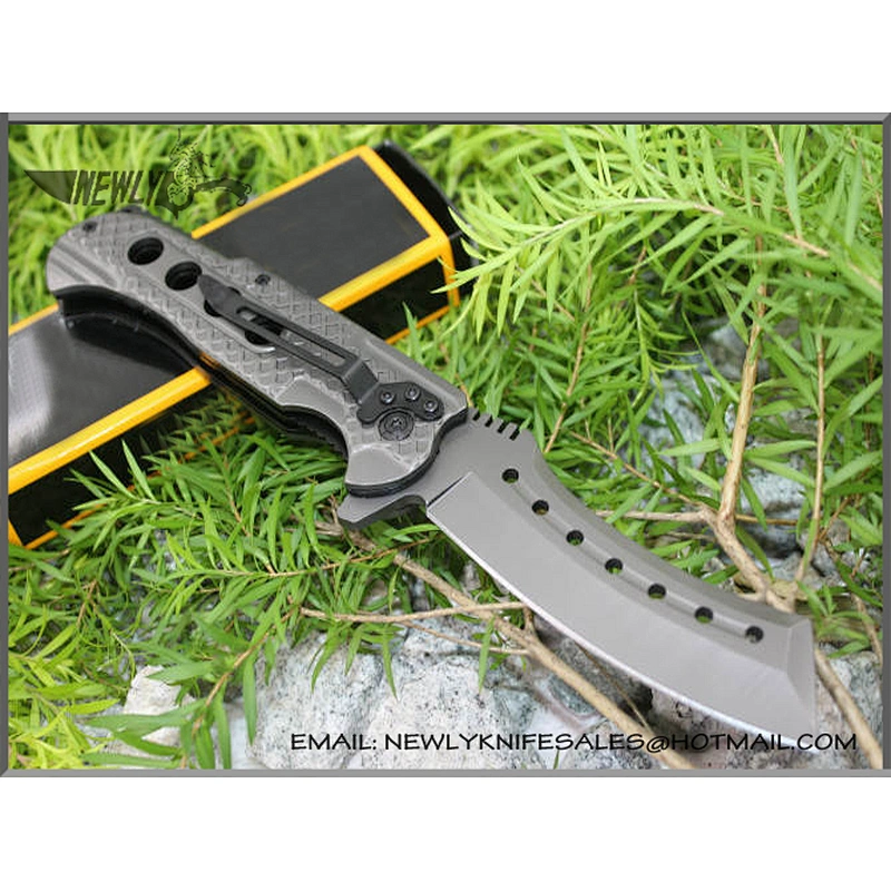 Quick Opening Camping Survival Knife Folding Knife Tactical Pocket Knife