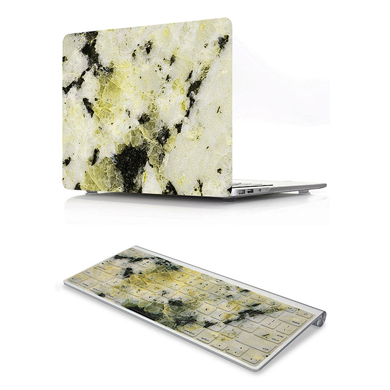 2 in 1 case marble Rubberized Hard shell Case Cover And Hard Keyboard Cover Skin For Mac Book Air 13 15