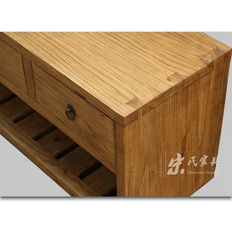wholesale new designs rustic reclaimed wooden tv cabinet oriental furniture