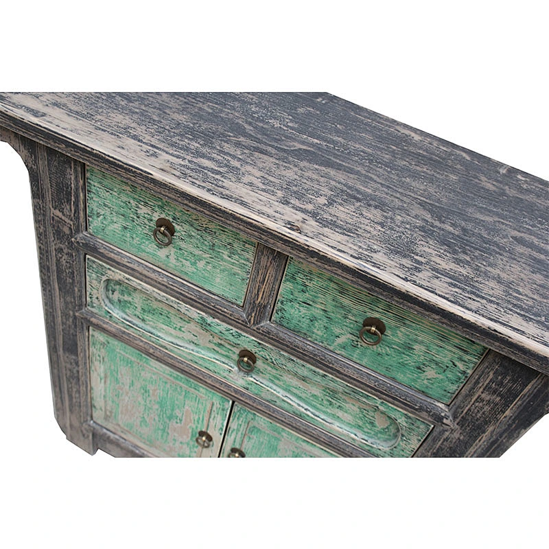 wholesale chinese antique reproduction shabby chic storage buffet furniture for store use